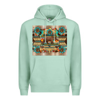 Seafoam bear native animal  pelt  tumbler Premium Hoodie - BarkalooDesign