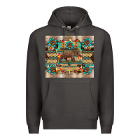 Smoke bear native animal  pelt  tumbler Premium Hoodie - BarkalooDesign