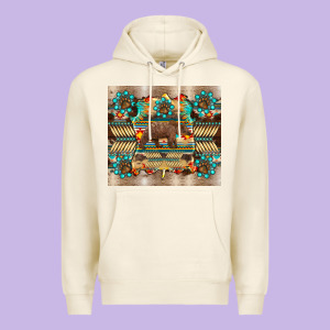 Bear Native Animal  Pelt  Tumbler Premium Hoodie Designed By Barkaloodesign