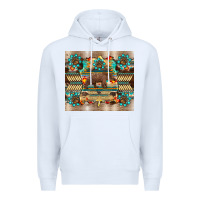 White bear native animal  pelt  tumbler Premium Hoodie - BarkalooDesign