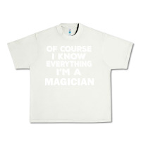 Pistachio i know everything i'm a magician Urban Heavy Tee - artisFamous