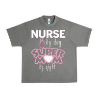 Tornado nurse by day super mom by night Urban Heavy Tee - artisFamous