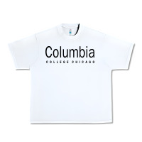 White Columbia College Chicago Urban Heavy Tee - artisFamous