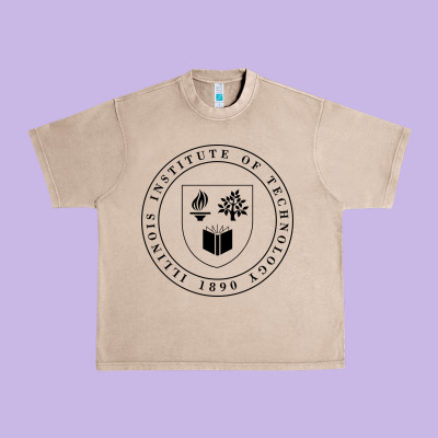 Illinois Institute Of Technology College Urban Heavy Tee Designed By Artisfamous