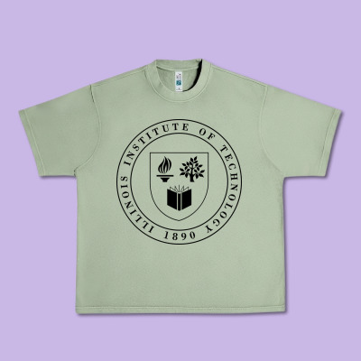 Illinois Institute Of Technology College Urban Heavy Tee Designed By Artisfamous