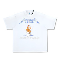 White design Premium 88 Fingers Louie Urban Heavy Tee - artisFamous