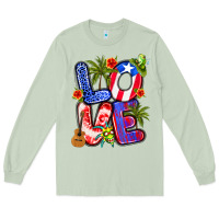 Matcha puerto rico love Long Sleeve Tee - Artiststas