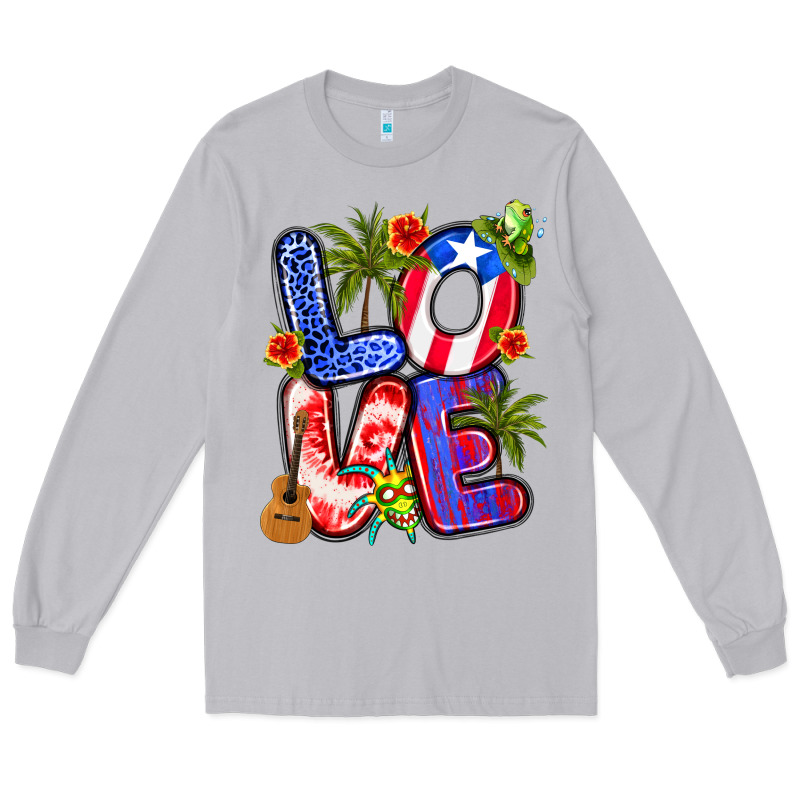 Puerto Rico Love Long Sleeve Tee by Artiststas | Teevron