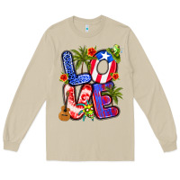 Mushroom puerto rico love Long Sleeve Tee - Artiststas