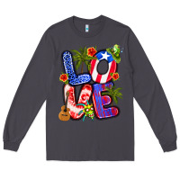 Smoke puerto rico love Long Sleeve Tee - Artiststas