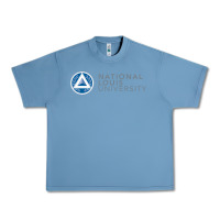 Pebble Blue National Louis College Urban Heavy Tee - artisFamous