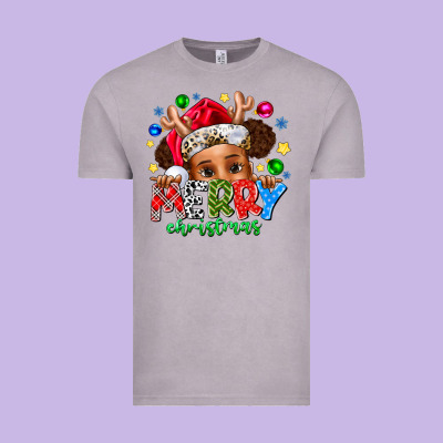 Merry Christmas Vintage Tee Designed By Cowhidedigitalart