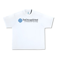 White The Chicago School of Professional Psychology Urban Heavy Tee - artisFamous