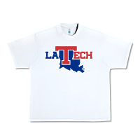 White louisiana tech athletics Urban Heavy Tee - artisFamous