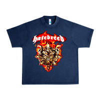 Navy hatebreed 3 Urban Heavy Tee - artisFamous