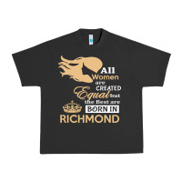 Pigment Black women are born in richmond Urban Heavy Tee - artisFamous
