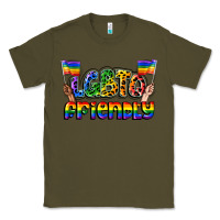 Army Green lgbtq friendly pride Classic Tee - FaDigitalArtStudio