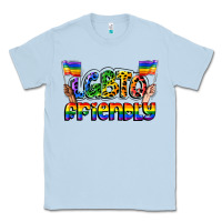 Dusty Blue lgbtq friendly pride Classic Tee - FaDigitalArtStudio