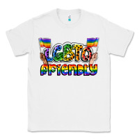 White lgbtq friendly pride Classic Tee - FaDigitalArtStudio