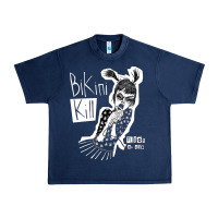 Navy bikini kill Urban Heavy Tee - artisFamous