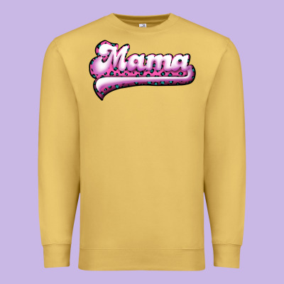Mama Leopard Premium Sweatshirt Designed By Ranaportraitstore