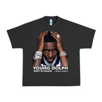 Pigment Black Rest in Peace Young Dolph Urban Heavy Tee - artisFamous