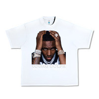 White Rest in Peace Young Dolph Urban Heavy Tee - artisFamous