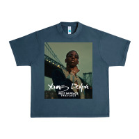 Midnight Navy Rest in Peace Young Dolph Urban Heavy Tee - artisFamous