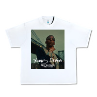 White Rest in Peace Young Dolph Urban Heavy Tee - artisFamous
