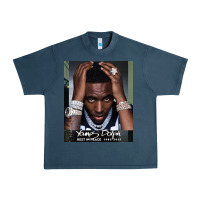 Midnight Navy Rest in Peace Young Dolph Urban Heavy Tee - artisFamous