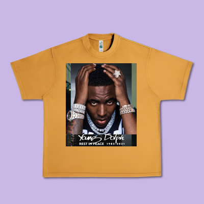 Rest In Peace Young Dolph Urban Heavy Tee Designed By Artisfamous