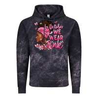 Cloud Black in october we wear pink Vintage Hoodie - BarkalooDesign