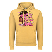 Vintage Mustard in october we wear pink Vintage Hoodie - BarkalooDesign