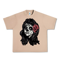 Burro sugar skull lady Urban Heavy Tee - artisFamous