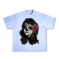 Grape Ice sugar skull lady Urban Heavy Tee - artisFamous