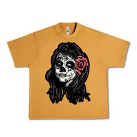 Peanut Butter sugar skull lady Urban Heavy Tee - artisFamous