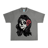 Tornado sugar skull lady Urban Heavy Tee - artisFamous