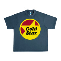 Midnight Navy Gold Star Chili Resto Urban Heavy Tee - artisFamous