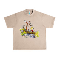 French Oak calvin and hobbes bill watterson Urban Heavy Tee - artisFamous