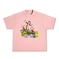 Salmon calvin and hobbes bill watterson Urban Heavy Tee - artisFamous