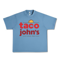 Pebble Blue Taco John's Resto Urban Heavy Tee - artisFamous
