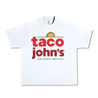 White Taco John's Resto Urban Heavy Tee - artisFamous
