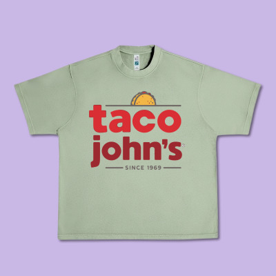 Taco John's Resto Urban Heavy Tee Designed By Artisfamous
