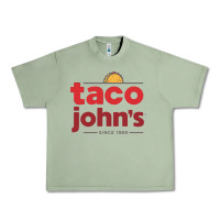 Oil Green Taco John's Resto Urban Heavy Tee - artisFamous