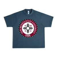 Midnight Navy nmsu seal Urban Heavy Tee - artisFamous