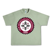 Oil Green nmsu seal Urban Heavy Tee - artisFamous