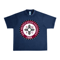 Navy nmsu seal Urban Heavy Tee - artisFamous