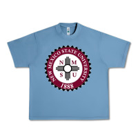 Pebble Blue nmsu seal Urban Heavy Tee - artisFamous