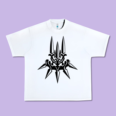 Yorha White Insignia Urban Heavy Tee Designed By Artisfamous