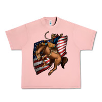 Salmon American Cowboy Urban Heavy Tee - Jasminsmagicworld